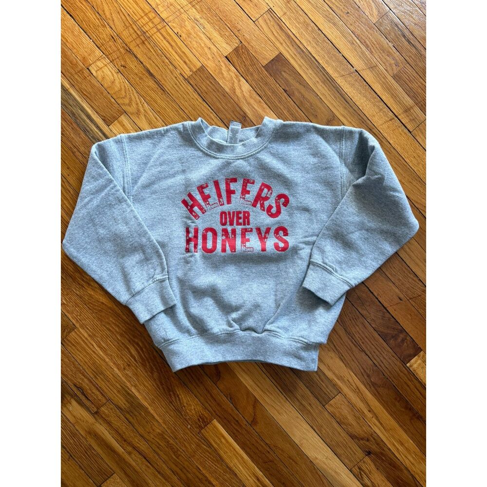 Youth Sweatshirt | Heifers Over Honeys | X-Small